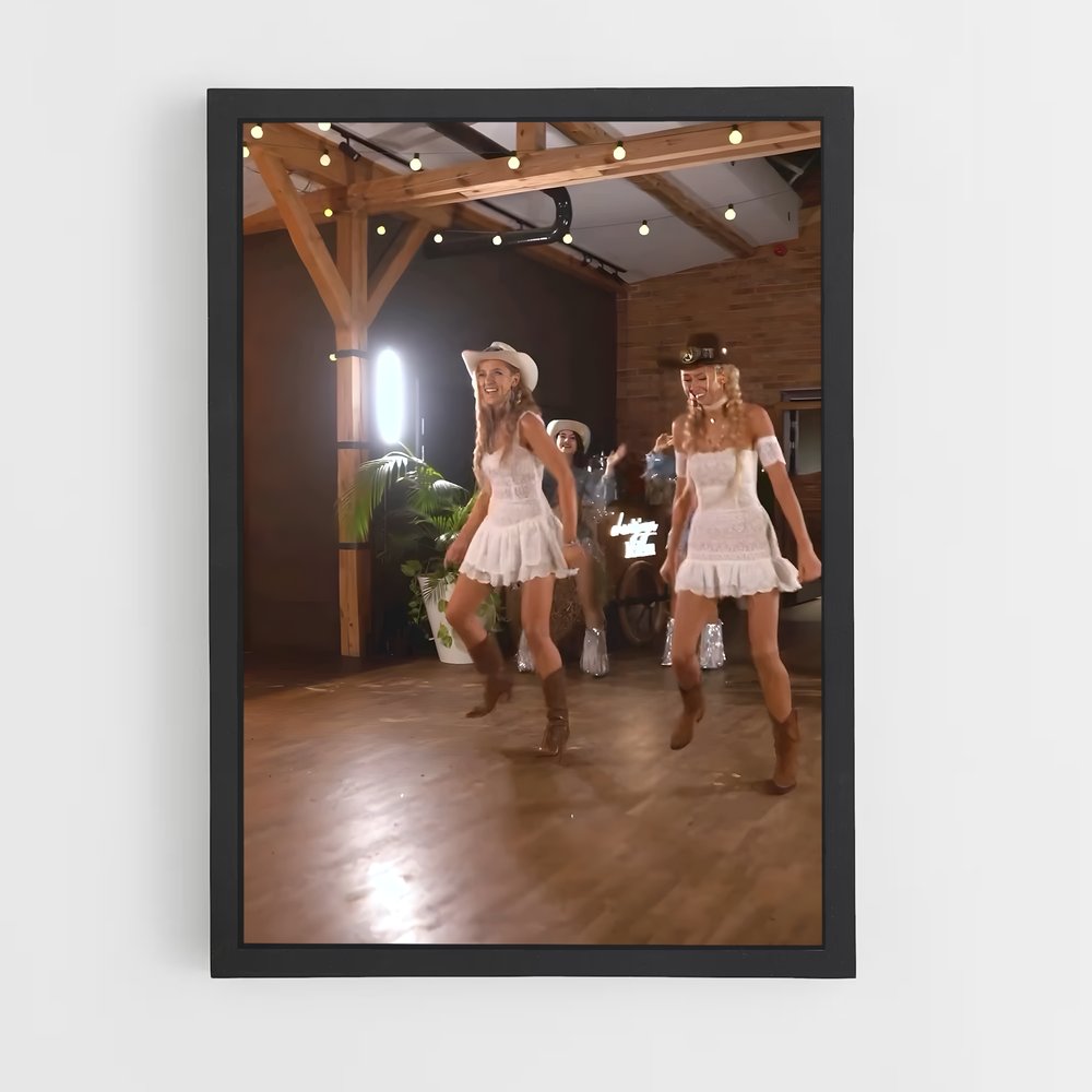 Poster Country dance – affiche Danse (vue 2)